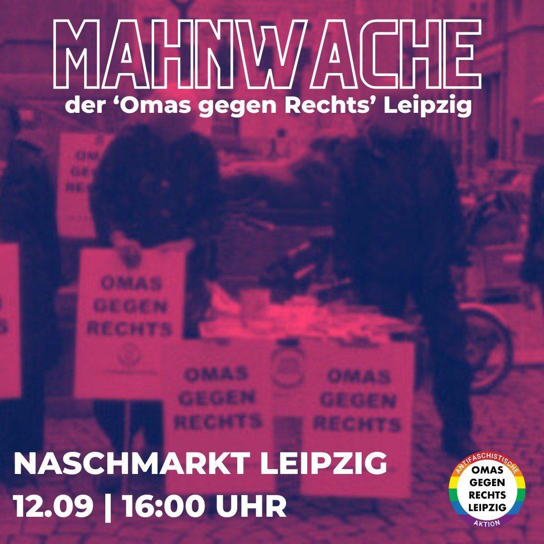 Mahnwache der Omas gg. Rechts NR 2